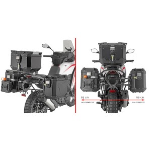 PORTAVALIGIE LATERALE GIVI PL ONE-FIT MONOKEY CAM-SIDE MOTO MORINI X-CAPE 700 2025