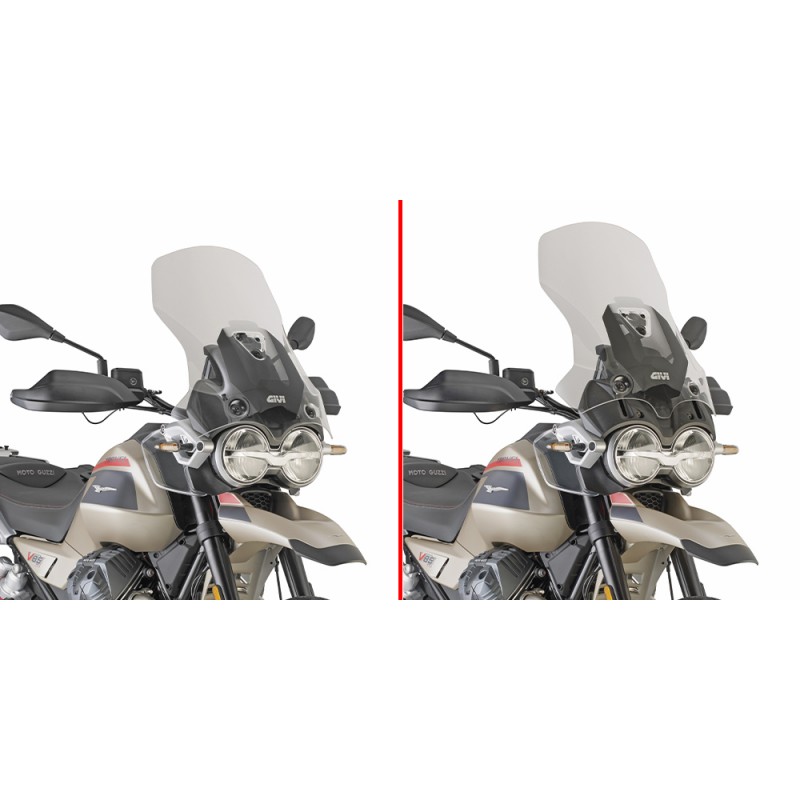 GIVI WINDSCHUTZSCHEIBE MOTO GUZZI V85 TT 2024-2025, TRANSPARENT