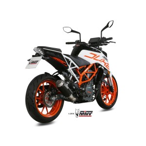 TERMINALE MIVV MK3 KTM 390 DUKE 2017-2020, NON OMOLOGATO BLACK