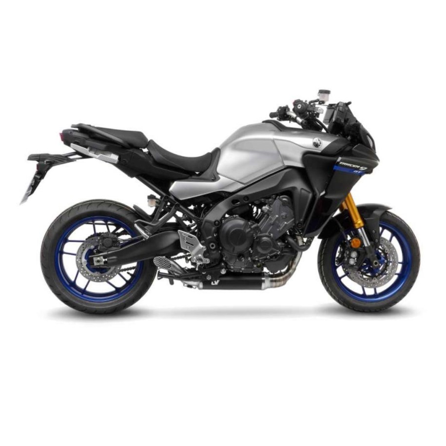 LEOVINCE LV RACE FULL EXHAUST SYSTEM YAMAHA TRACER 9 GT 2021-2024, STEEL, CATALYTIC