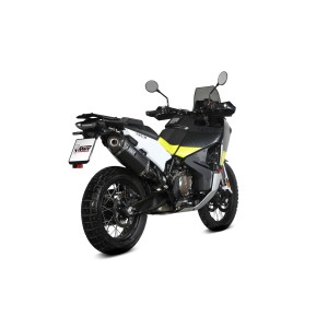 TERMINALE MIVV SPEED EDGE HUSQVARNA NORDEN 901 2024-2025 (EURO 5+), OMOLOGATO BLACK/CARBONIO