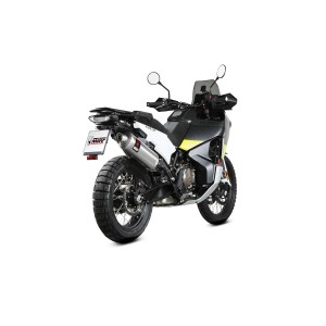 TERMINALE MIVV DAKAR PER HUSVARNA NORDEN 901 2024-2025 (EURO 5+), OMOLOGATO ACCIAIO
