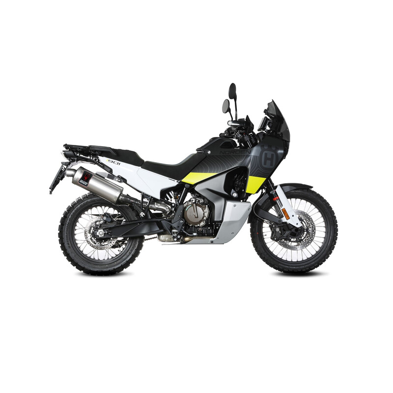 TERMINALE MIVV DAKAR PER HUSVARNA NORDEN 901 2024-2025 (EURO 5+), OMOLOGATO ACCIAIO