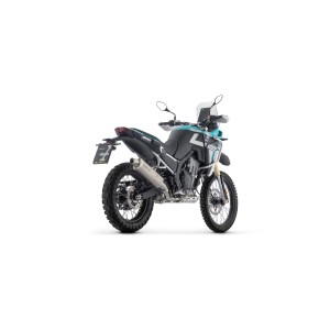 TERMINALE ARROW INDY RACE EVO KOVE 800 XRALLY 2025 (EURO 5+), TITANIO/ACCIAIO, OMOLOGATO