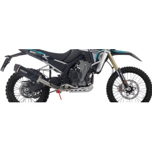 CARBON HEEL GUARD FOR ARROW EXHAUST KOVE 800 XRALLY 2025 (EURO 5+)