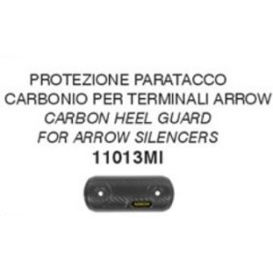 CARBON HEEL GUARD FOR ARROW EXHAUST KOVE 800 XPRO 2025 (EURO 5+)