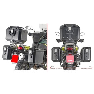 SPEZIFISCHER STAHLROHR-SEITENKOFFERTRÄGE GIVI FÜR KOFFER MONOKEY BENELLI TRK 702 2025