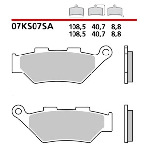 PASTILLAS DE FRENO DELANTERAS SINTERIZADAS BREMBO BENELLI TRK 702 X 2025 (COMPOUND SA)