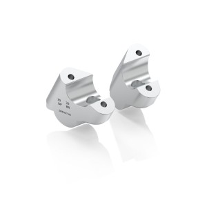 RIZOMA RAISED UND RETARDED RISER KIT DUCATI MULTISTRADA V4 S 2025-2026, ALUMINIUM