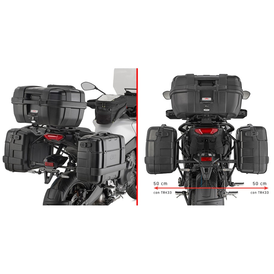 GIVI PL ONE-FIT MONOKEY SIDE CASE HOLDER YAMAHA TRACER 9 2025-2026