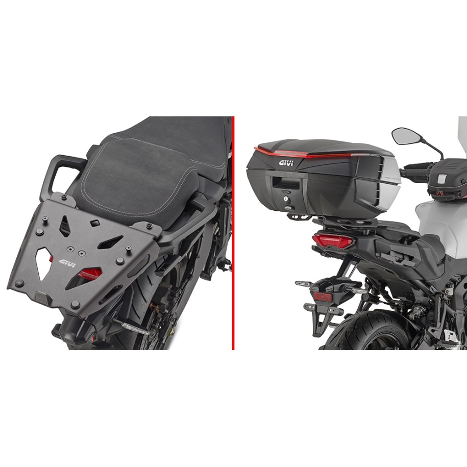 SPEZIFISCHER TOPCASE TRÄGER GIVI IN ALUMINIO FÜR TOPCASE MONOKEY YAMAHA TRACER 9 GT 2025-2026