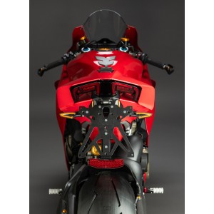 KIT PORTAMATRÍCULA LIGHTECH DUCATI PANIGALE V2 2025, REGULABLE