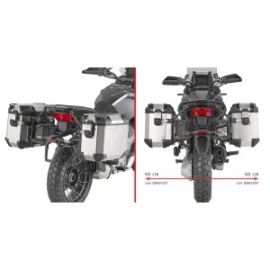 PORTAVALIGIE LATERALE GIVI PL ONE-FIT MONOKEY CAM-SIDE MOTO GUZZI STELVIO 2024-2025