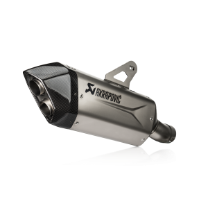 TERMINALE AKRAPOVIC SLIP-ON LINE BMW R 1300 GS 2023-2025 (EURO 5+), TITANIO/CARBONIO, OMOLOGATO