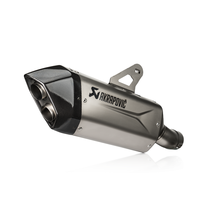 AKRAPOVIC SLIP-ON LINE EXHAUST BMW R 1300 GS 2023-2025 (EURO 5+), TITANIUM/CARBON, APPROVED