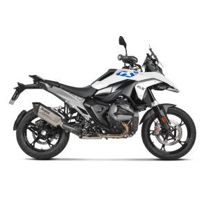 TERMINALE AKRAPOVIC SLIP-ON LINE BMW R 1300 GS 2023-2025 (EURO 5+), TITANIO/CARBONIO, OMOLOGATO