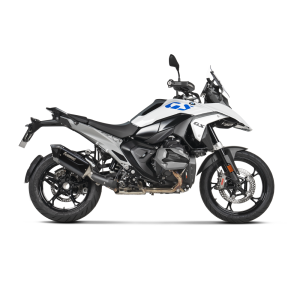 AKRAPOVIC SLIP-ON LINE EXHAUST BMW R 1300 GS 2023-2025 (EURO 5+), TITANIUM BLACK/CARBON, APPROVED