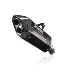 AKRAPOVIC SLIP-ON LINE EXHAUST BMW R 1300 GS 2023-2025 (EURO 5+), TITANIUM BLACK/CARBON, APPROVED