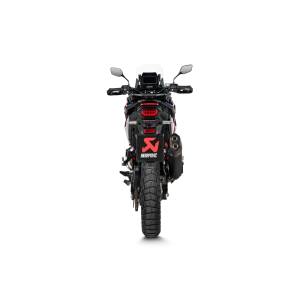 TERMINALE AKRAPOVIC SLIP-ON LINE HONDA AFRICA TWIN 1100 2024-2025 (EURO 5+), TITANIO NERO/CARBONIO, OMOLOGATO