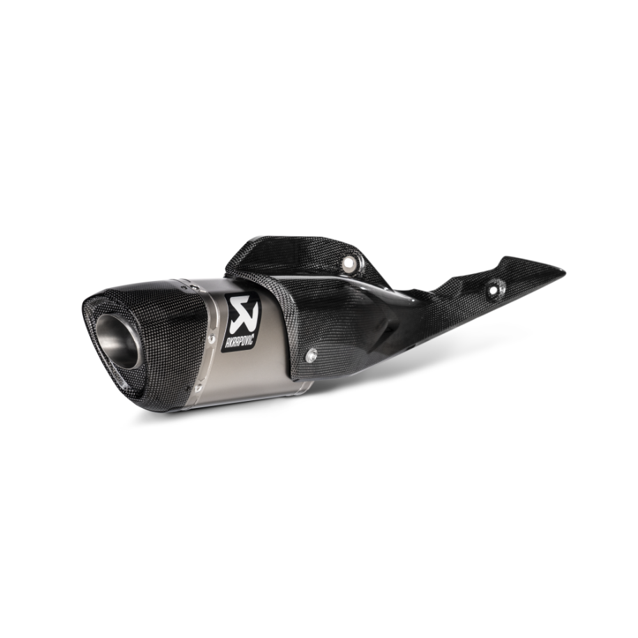AKRAPOVIC SLIP-ON LINE EXHAUST SUZUKI GSX-S 1000 GT 2022-2024, TITANIUM/CARBON, APPROVED