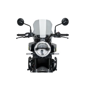 PUIG SPORT WINDSCHUTZSCHEIBE HUSQVARNA SVARTPILEN 401 2024-2025, LEICHTER RAUCH