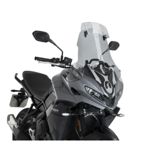 PARABRISAS PUIG TOURING CON DEFLECTOR TRIUMPH TIGER SPORT 800 2025, AHUMADO CLARO