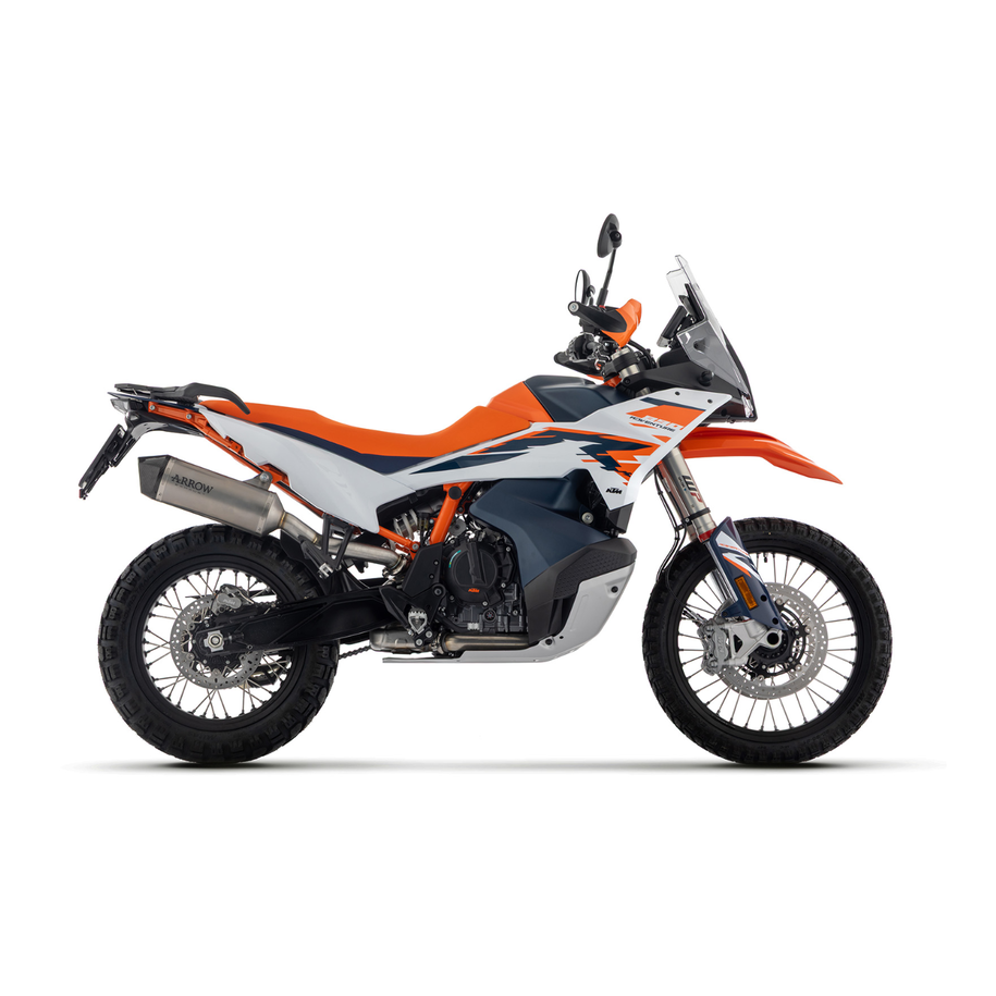 ARROW RACE-TECH EXHAUST KTM 790 ADVENTURE 2019-2020, TITANIUM/CARBON, APPROVED