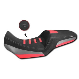 ISOTTA COMFORT RIDER SEAT WITH PROSTATIC CHANNEL HONDA TRANSALP 750 2023-2024, RED