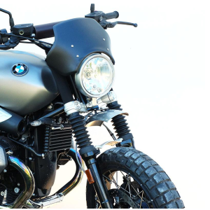 PARAFANGO ANTERIORE ALTO IN ALLUMINIO UNIT GARAGE PER BMW R NINE T SCRAMBLER 2016-2020