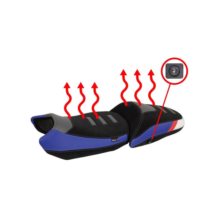 SELLA PILOTA ISOTTA COMFORT RISCALDATA BMW R 1300 GS 2023-2025, TROPHY