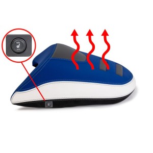 SELLA PASSEGGERO ISOTTA COMFORT RISCALDATA BMW R 1300 GS 2023-2025, BLU