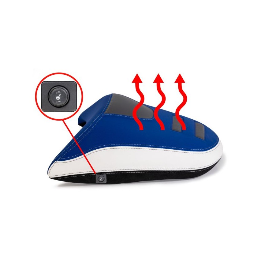 SELLA PASSEGGERO ISOTTA COMFORT RISCALDATA BMW R 1300 GS 2023-2025, BLU