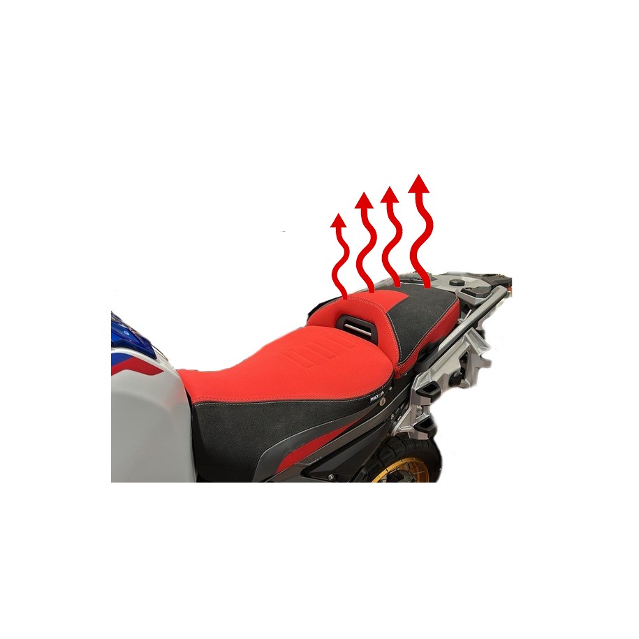 SELLA PASSEGGERO ISOTTA COMFORT RISCALDATA BMW R 1300 GS ADVENTURE 2025, ROSSO