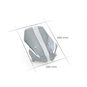 PUIG TOURING WINDSHIELD VOGE VALICO 900 DSX 2024-2025, LIGHT SMOKE