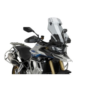 PUIG TOURING WINDSHIELD WITH DEFLECTOR VOGE VALICO 900 DSX 2024-2025, LIGHT SMOKE