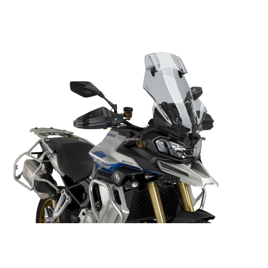 PARABRISAS PUIG TOURING CON DEFLECTOR VOGE VALICO 900 DSX 2024-2025, AHUMADO CLARO