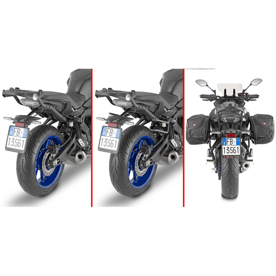 CHASIS GIVI REMOVE-X DE FIJACION RAPIDA PARA ALFORJAS BLANDAS LATERALES YAMAHA TRACER 7 2025