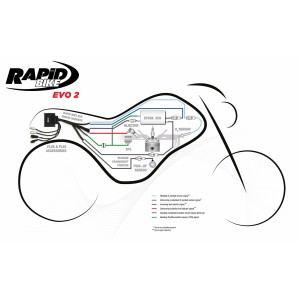 KIT UNIDAD DE CONTROL RAPID BIKE EVO2 EXCLUSIVE CON CABLEADO PARA DUCATI MULTISTRADA 1200 S 2016-2017
