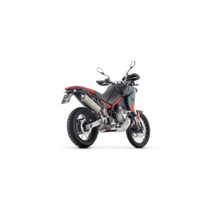 ARROW INDY RACE EVO EXHAUST APRILIA TUAREG 660 2025 (EURO 5+), TITANIUM/STEEL, APPROVED