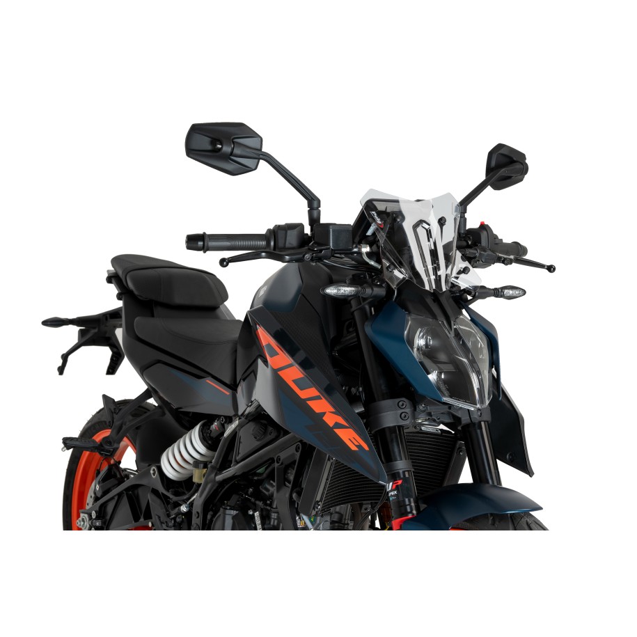 CUPOLINO PUIG SPORT KTM DUKE 125 2024-2025, TRASPARENTE