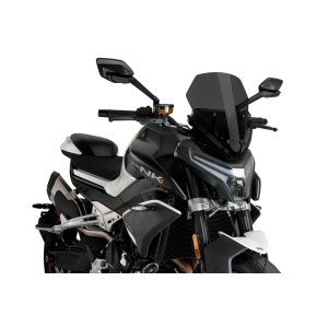 PUIG SPORT WINDSCHUTZSCHEIBE CF MOTO 800NK SPORT 2023-2025, DUNKLE RAUCH