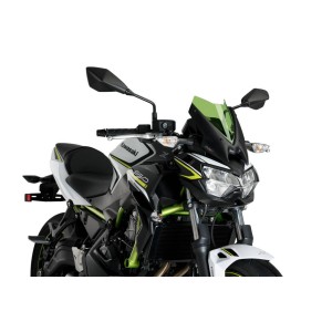 PUIG SPORT NEW GENERATION WINDSCREEN KAWASAKI Z 650 2024-2025, GREEN