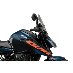 PUIG TOURING WINDSHIELD KTM 390 DUKE 2024-2025, LIGHT SMOKE