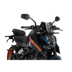 PUIG SPORT WINDSCHUTZSCHEIBE KTM 390 DUKE 2024-2025, DUNKLE RAUCH