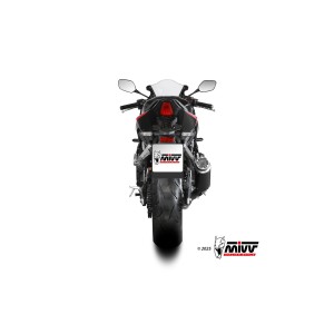 IMPIANTO DI SCARICO COMPLETO MIVV GP PRO HONDA CBR 650 R 2024 (EURO 5+), BLACK, CATALIZZATO