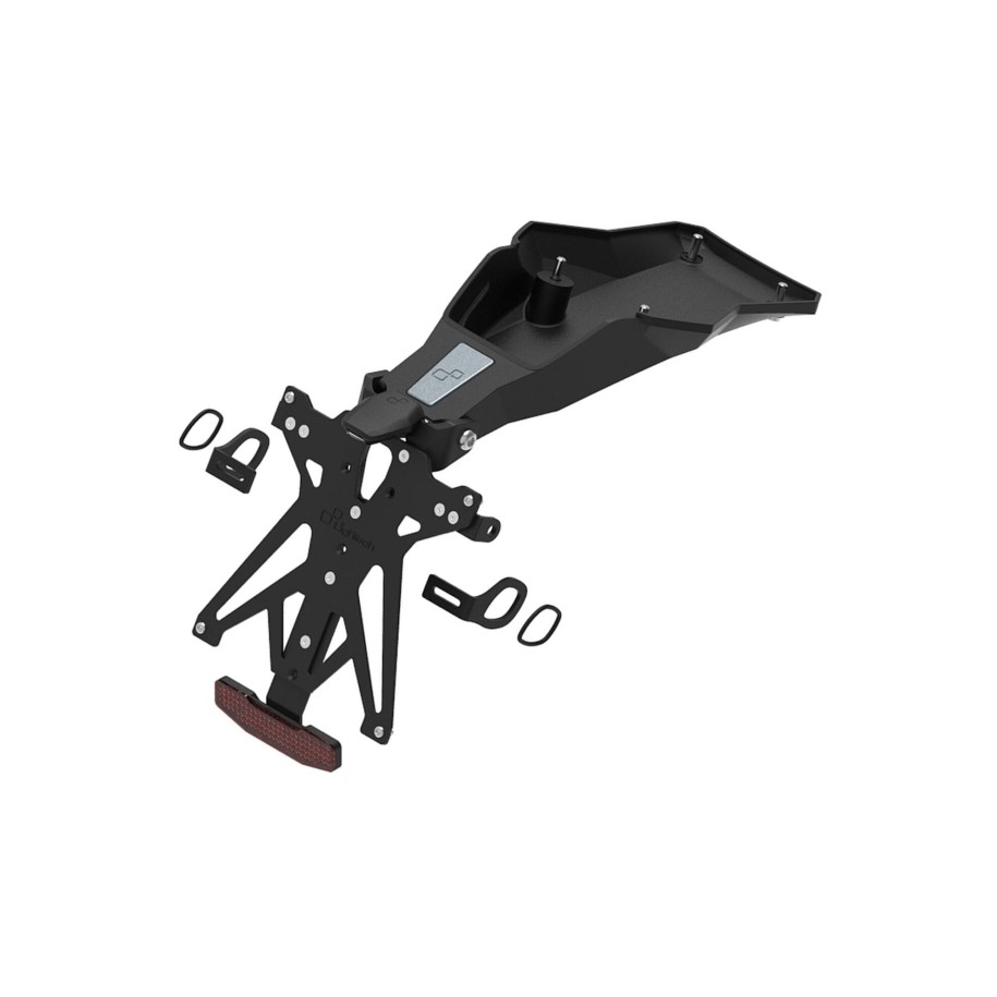 KIT PORTAMATRÍCULA LIGHTECH DUCATI MULTISTRADA V4 S 2025-2026, REGULABLE