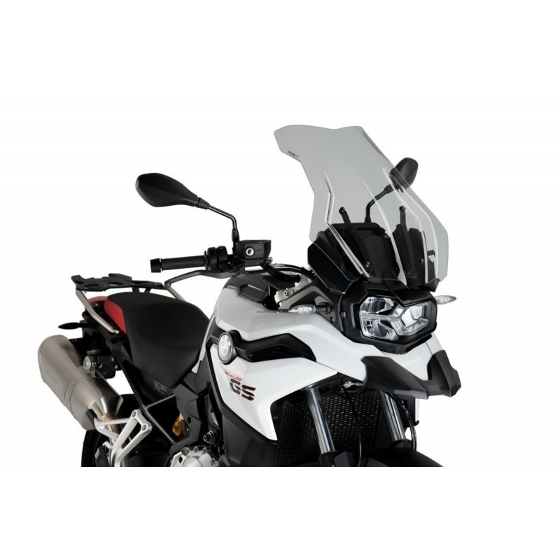 PARABRISAS PUIG TOURING PLUS BMW F 800 GS 2024-2025, AHUMADO CLARO