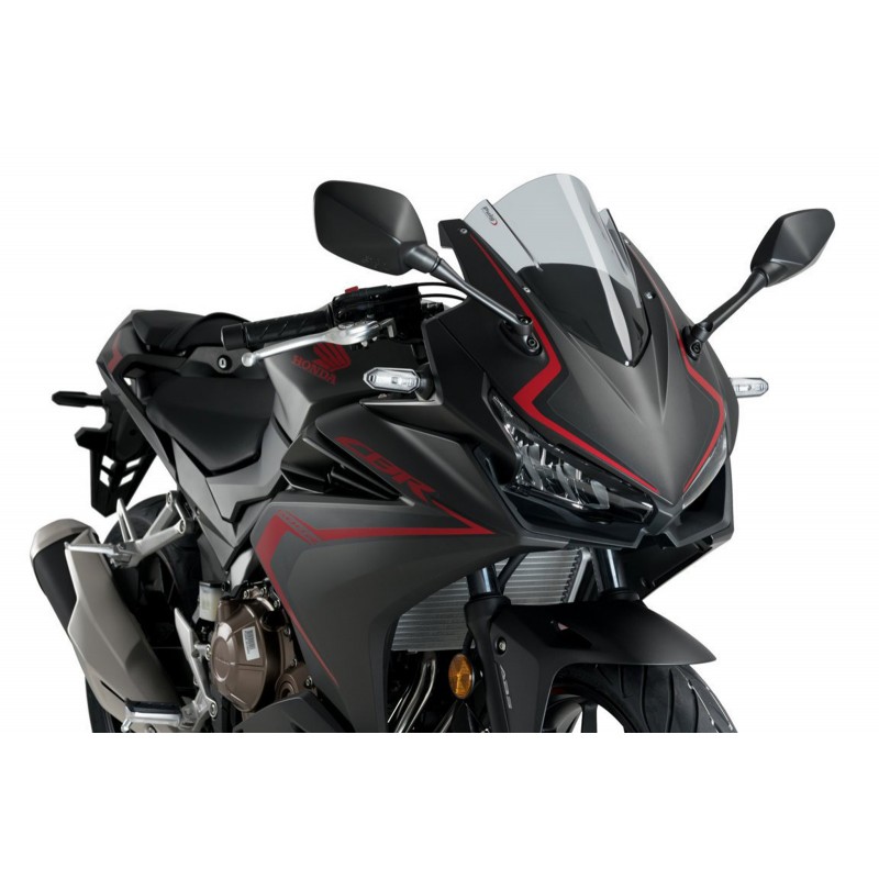 PUIG Z-RACING SCREEN HONDA CBR 500 R 2024-2025, LIGHT SMOKE