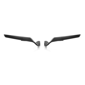 PAR DE ESPEJOS RETROVISORES RIZOMA STEALTH KAWASAKI Z 900 2025, NEGRO