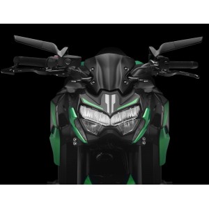 PAIR OF REAR VIEW MIRRORS RIZOMA STEALTH KAWASAKI Z 900 2025, BLACK